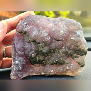 Purple Fluorite With Pyrite